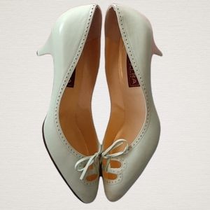 Vintage Petra Mint Kitten Heels